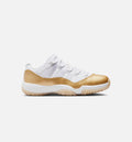 Air Jordan 11 Retro Low Mothers Day Women's Lifestyle Shoes - White/Metallic Gold/Team Gold