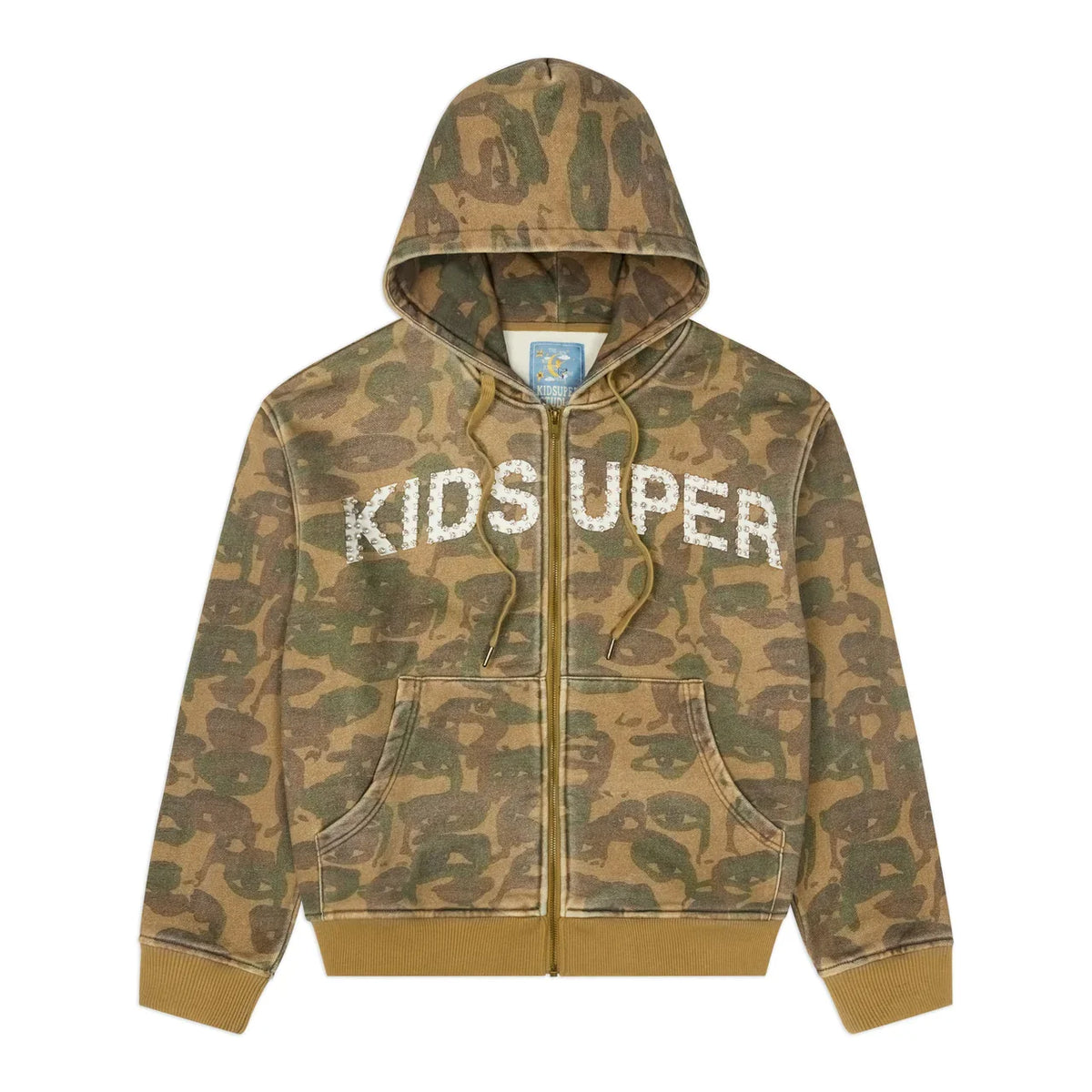 Kidsuper Face Camo Hoodie
