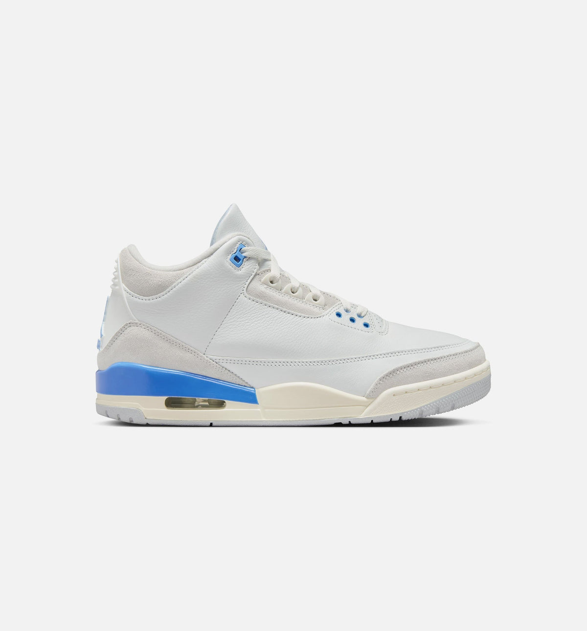 Air Jordan 3 Retro Lucky Shorts Men's Sneakers - Summit White / Hydrogen Blue / Legend Blue