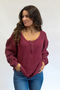 Montreal Oversized Thermal Henley