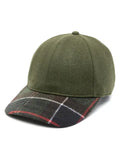 Barbour check-pattern baseball cap