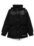 Mastermind World panel embroidered-logo padded jacket