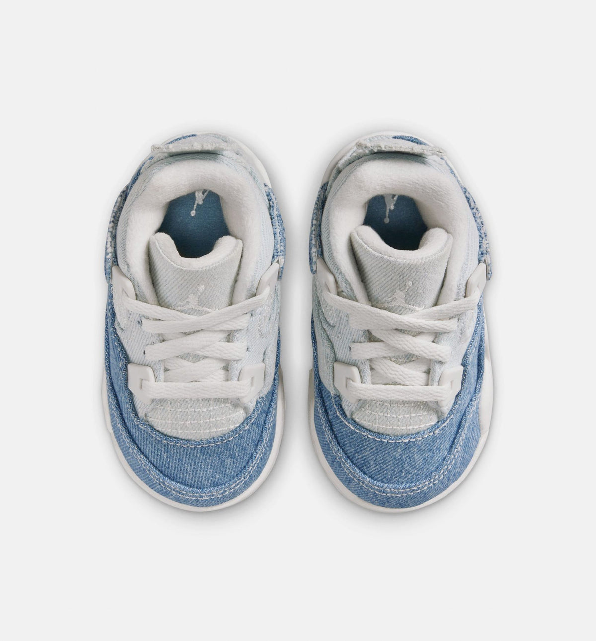 Air Jordan 4 Retro Worn Blue | Infant/Toddler Lifestyle Shoe | Sail/Worn Blue/Metallic Gold