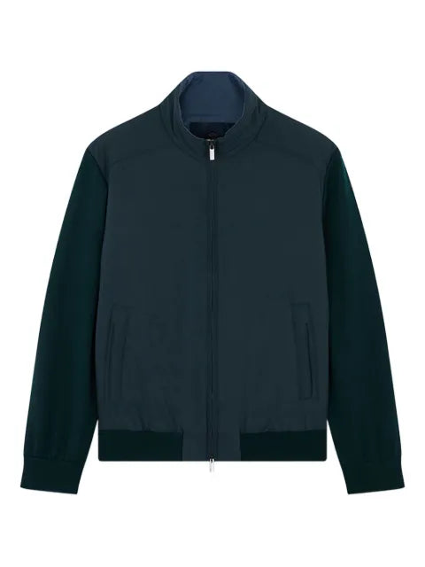 Paul & Shark Typhoon wool-paneled zip-up sweater