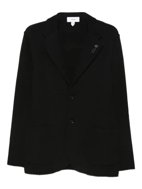 Lardini patch-pockets wool blazer