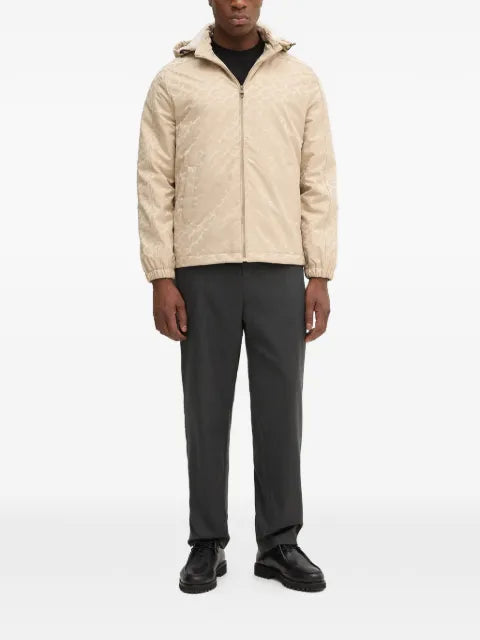 GUESS USA hooded patterned jacket