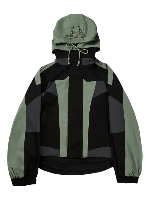 FFFPOSTALSERVICE panelled hooded jacket