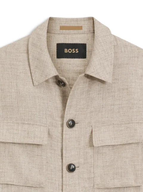 BOSS flap-pocket jacket