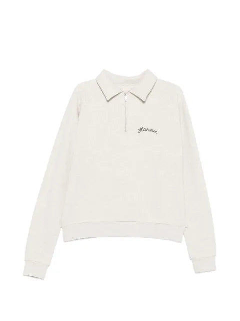 FLÂNEUR zip-fastening sweatshirt