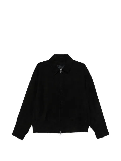 Giorgio Brato suede jacket with zip fastening