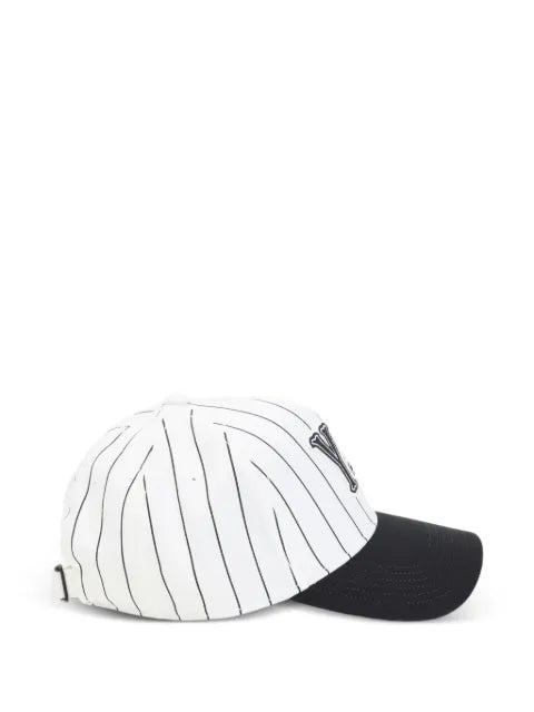 Y-3 baseball cap with pinstripes