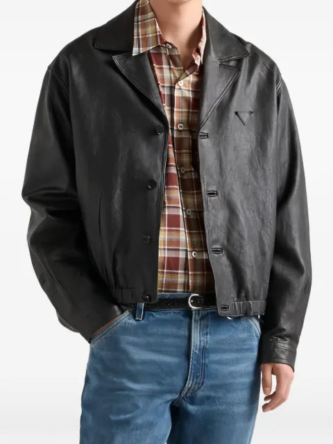 Prada nappa leather jacket