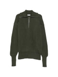 Rier half-zip ribbed-knit sweater