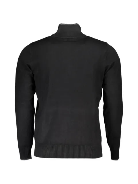 U.S. Grand logo-embroidered half-zip sweater