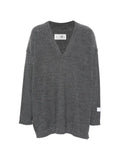 MM6 Maison Margiela V-neck drop-shoulder sweater