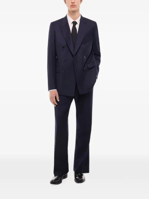 FURSAC pinstriped double-breasted blazer