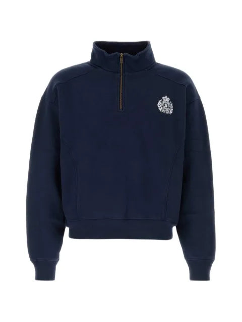Sporty & Rich NY Crest embroidered sweater