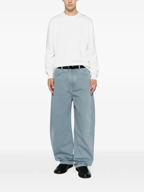 Givenchy sweater in wool with Paris gros grain