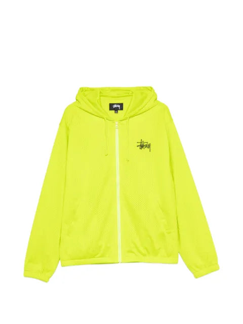 Stüssy athletic mesh zip-up hoodie