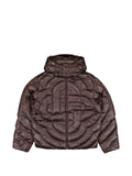 Casablanca quilted hooded jacket