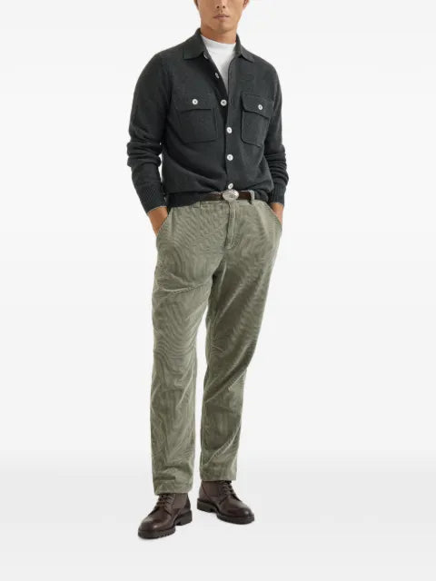 Brunello Cucinelli chest-pockets shirt-style cardigan