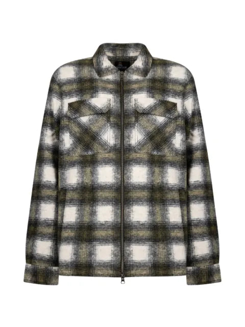 Barbour International Clayton checked cotton overshirt