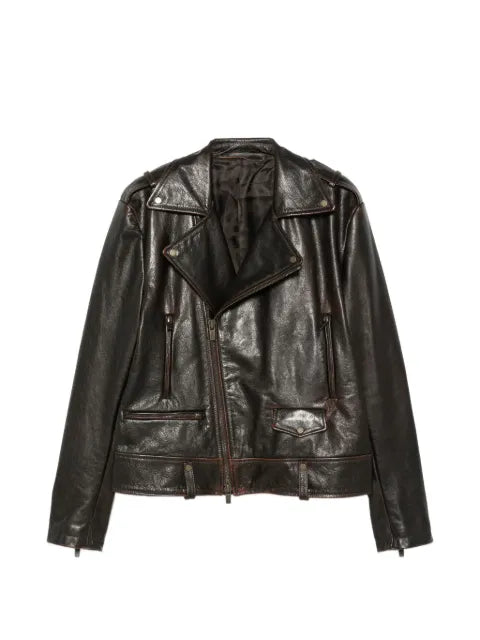 Salvatore Santoro biker leather jacket