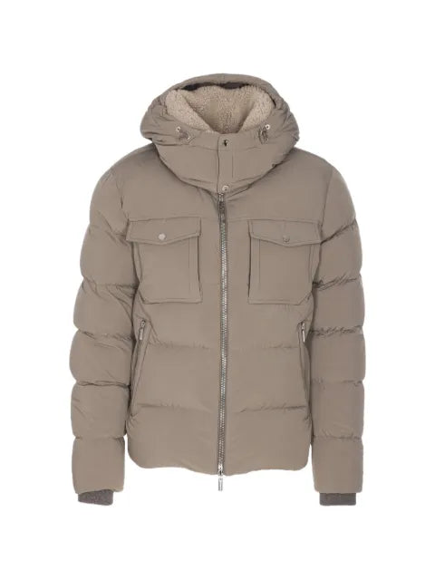 Moorer Alarick-KN quilted hooded jacket