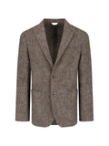 Boglioli herringbone-pattern wool blazer
