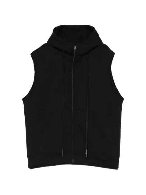 Nude:Masahiko Maruyama sleeveless zip-up hoodie