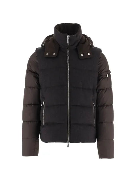 Moorer Casciano hooded padded jacket