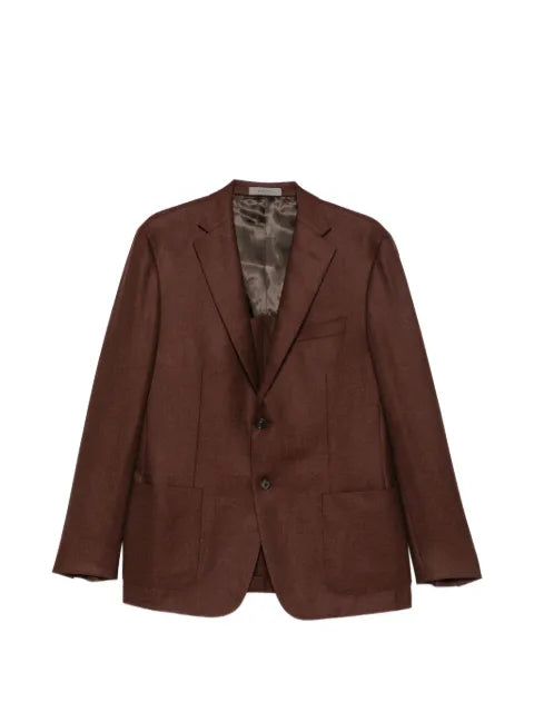 Corneliani single-breasted notched-lapels blazer