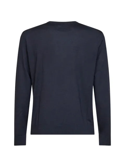 Zegna ribbed-trim sweater