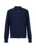 Brioni Trama zip-up sweater