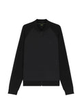 BOSS raglan-sleeve zip-up sweatshirt