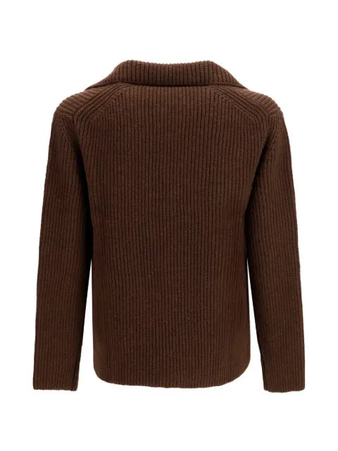 BROOKSFIELD ribbed-knit button-up cardigan