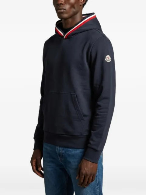 Moncler tricolour-detail hoodie