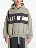 FEAR OF GOD ESSENTIALS cropped panelled hoodie