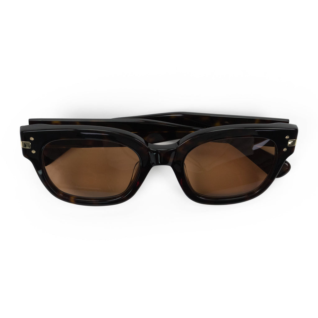 Brown Classic Logo Sunglasses