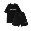 Homecoming T-Shirt / Shorts / Set - Black