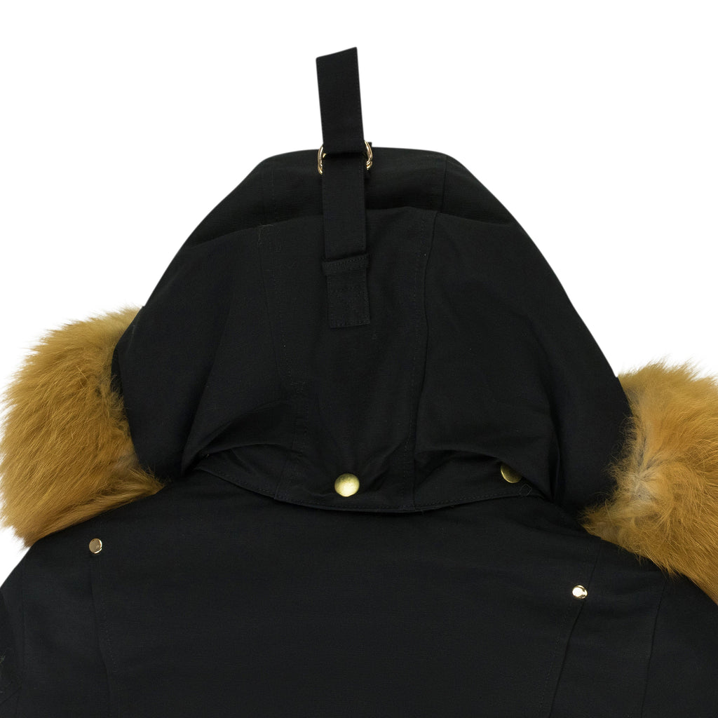 BLACK w RED FOX FUR Grand Metis Parka