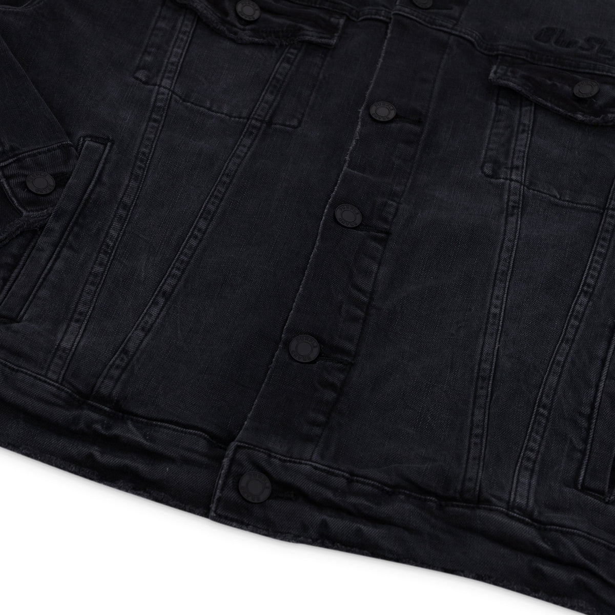 Black Purple x Blue Sky Denim Jacket