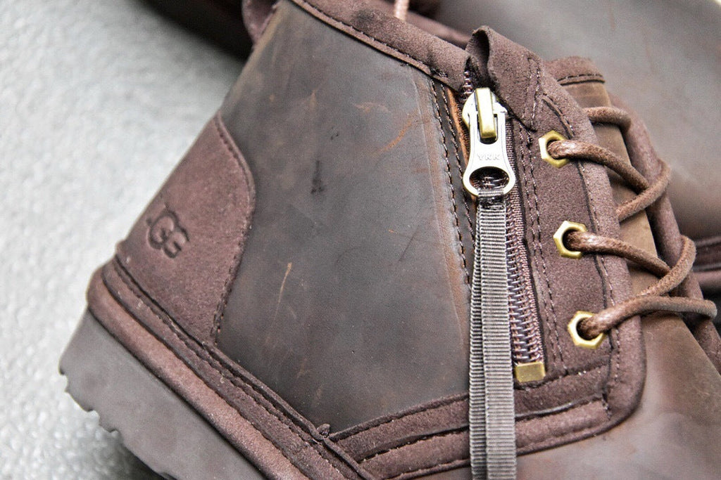 Men’s Crazy Horse Leather Zip Boots — New Arrival | In Stock