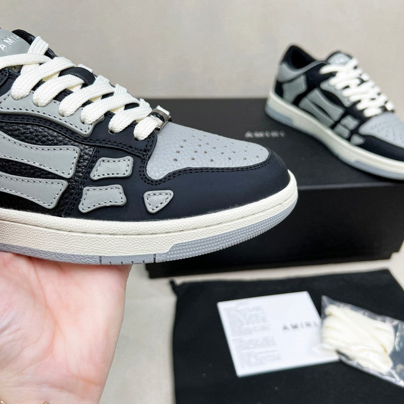 Amiri Skel-Top Low Black Grey