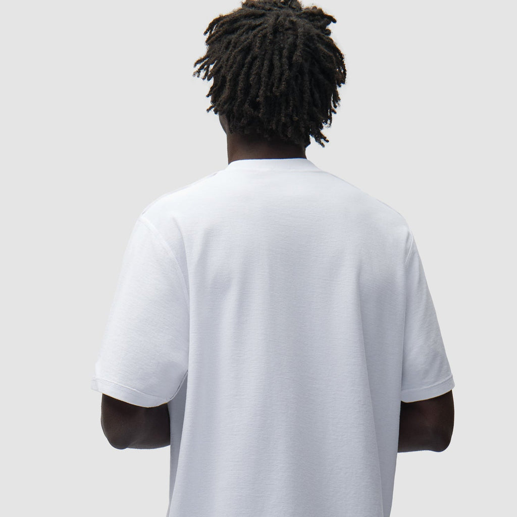 Arte Reversible label T-shirt: White