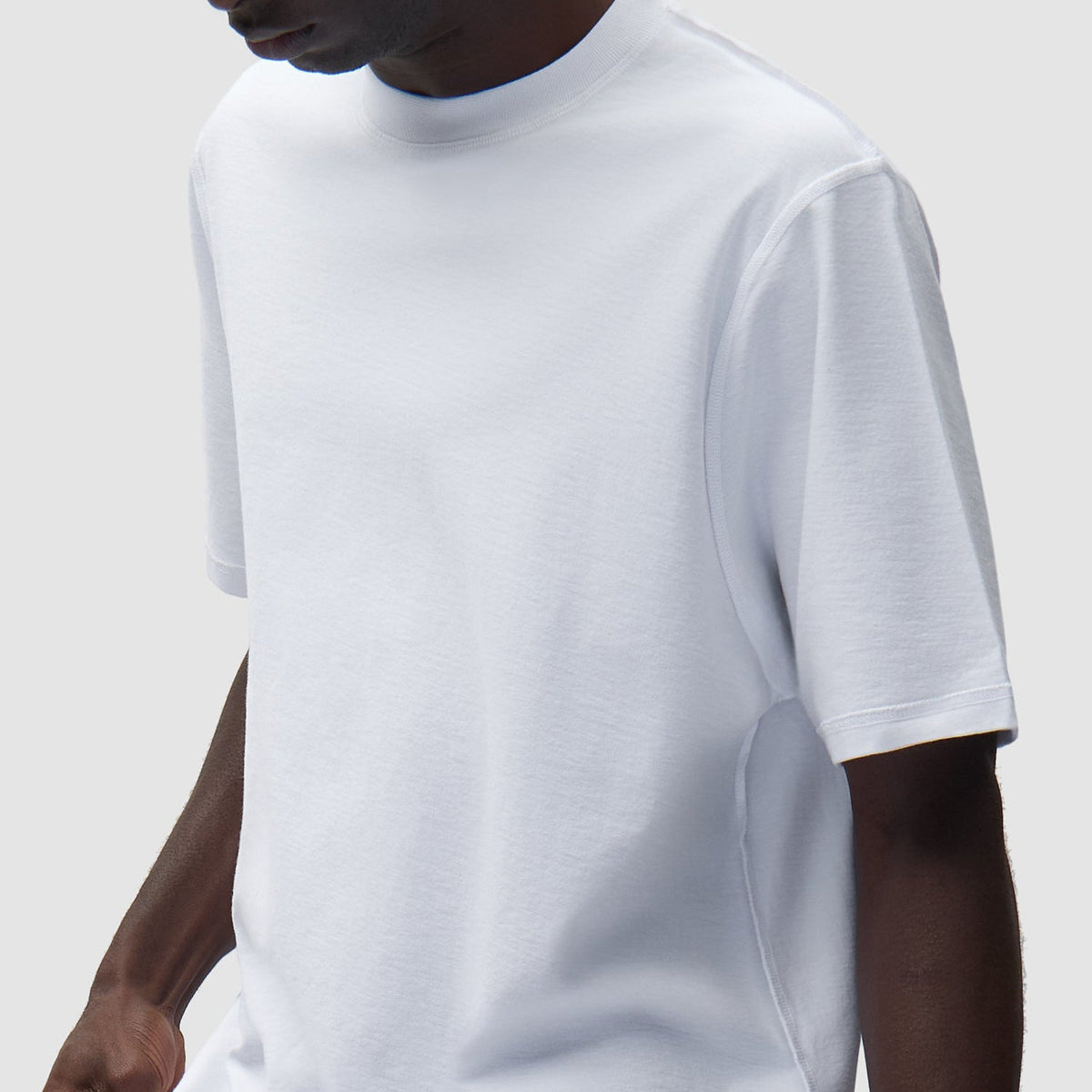 Arte Reversible label T-shirt: White