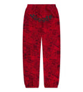 Sp5der OG Tree Camo Sweatpants Red
