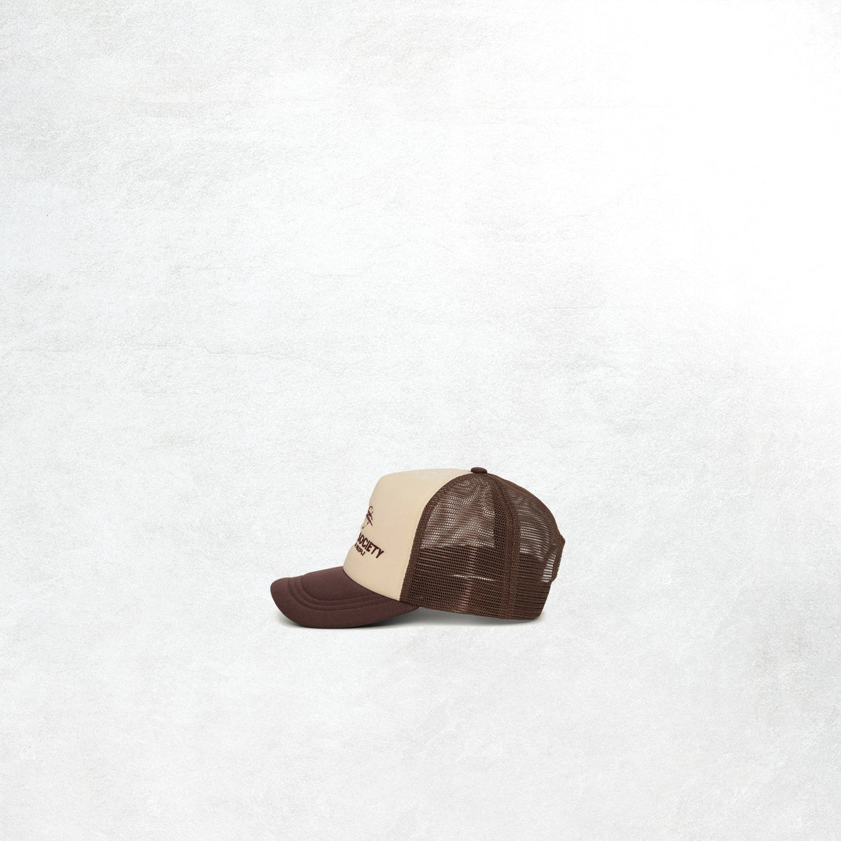 Les Deux Exhibition Trucker Cap: Fudge
