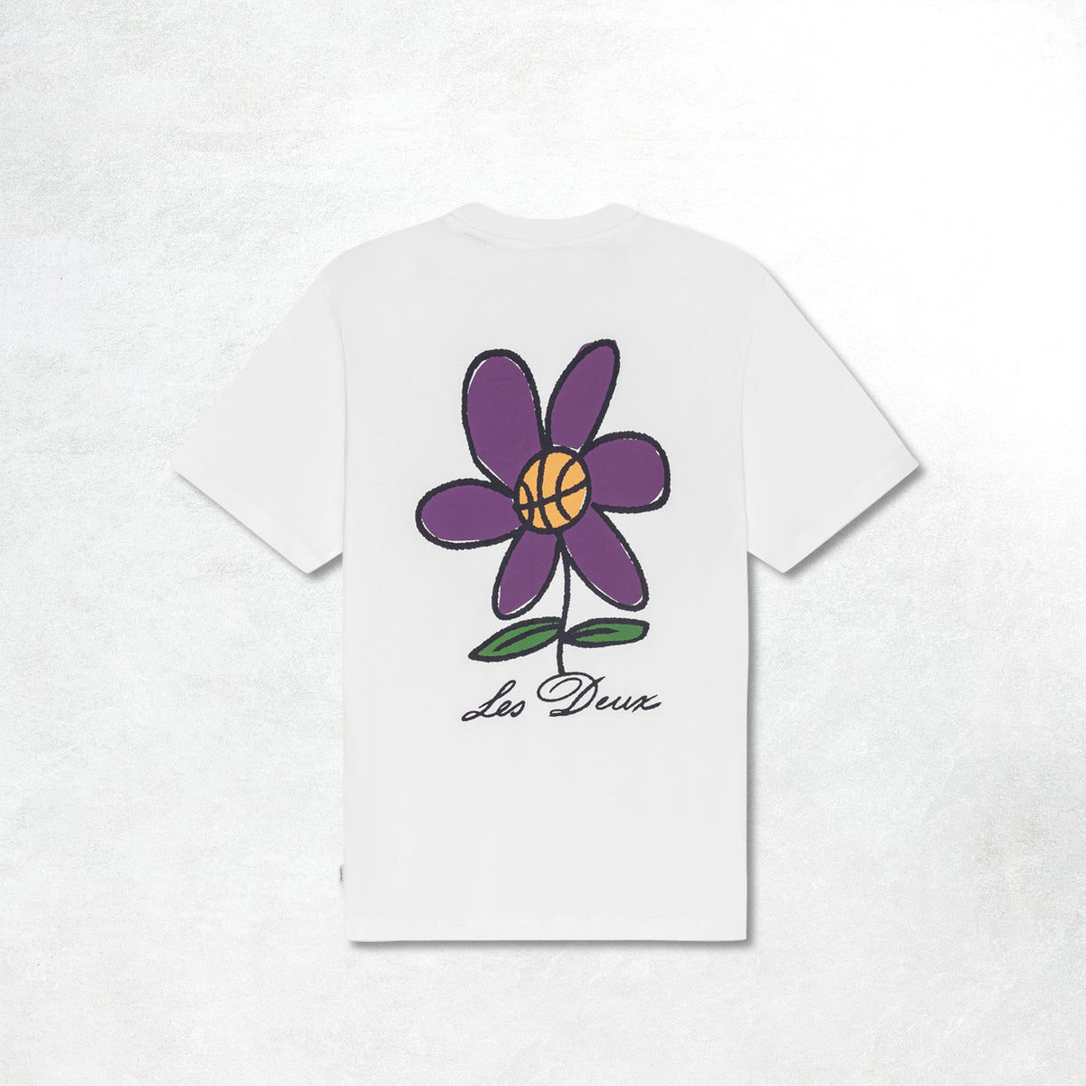 Les Deux Flower T-Shirt: White