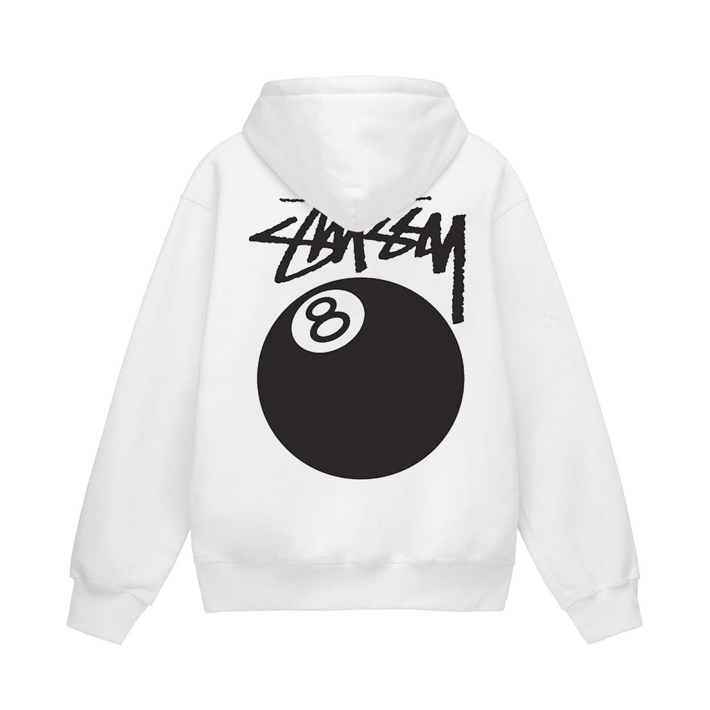 Stussy Script 8 Ball World Tour Graphic Oversized Hoodie Streetwear